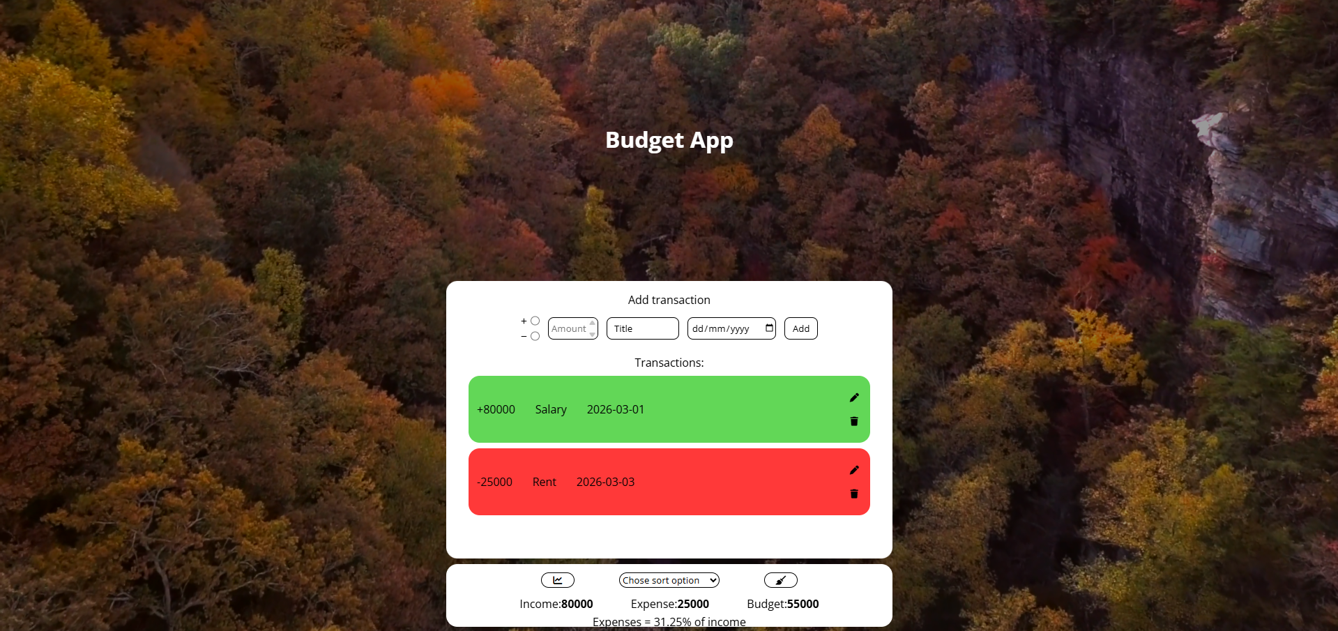 Budget App